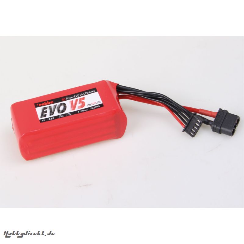 RO-POWER EVO V5 35(70)C 14,8 VOLT 4S 1100MAH LIPO AKKU Robbe 6553