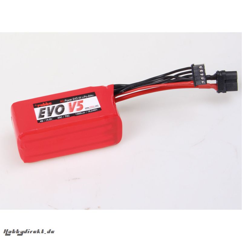 RO-POWER EVO V5 35(70)C 14,8 VOLT 4S 1300MAH LIPO AKKU Robbe 6556