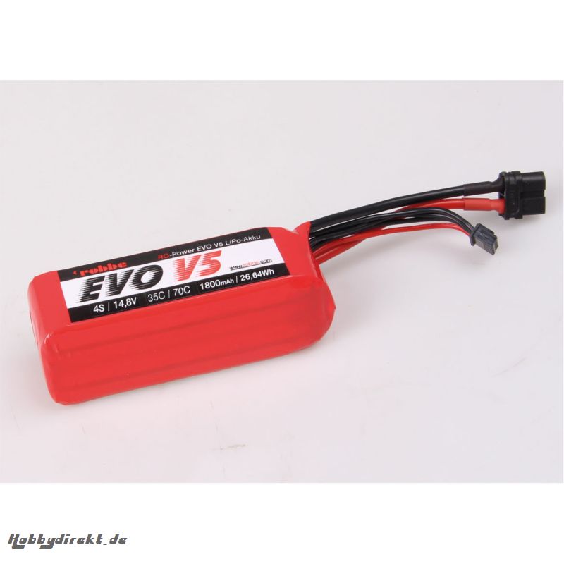 RO-POWER EVO V5 35(70)C 14,8 VOLT 4S 1800MAH LIPO AKKU Robbe 6560