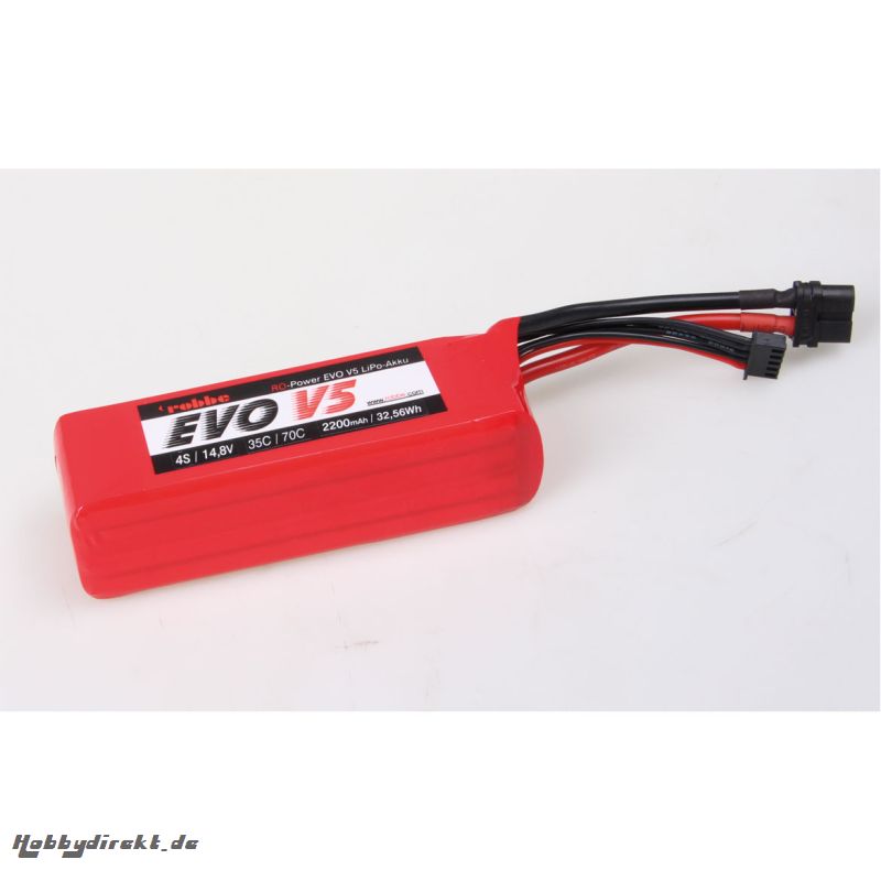 RO-POWER EVO V5 35(70)C 14,8 VOLT 4S 2200MAH LIPO AKKU Robbe 6562