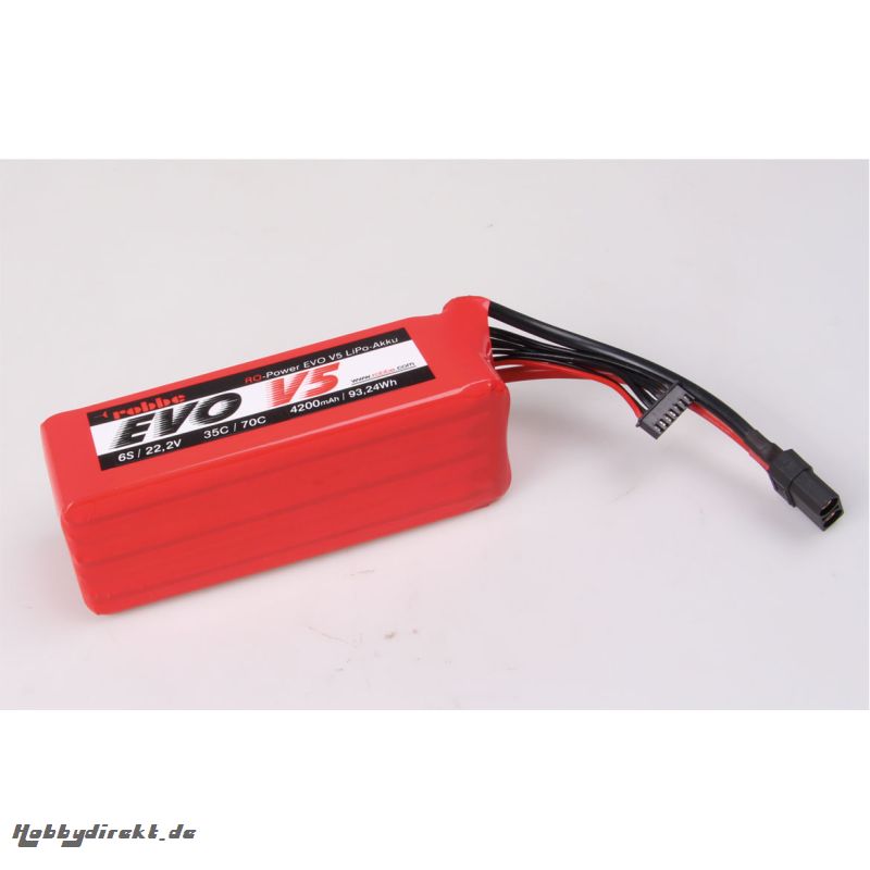 RO-POWER EVO V5 35(70)C 22,2 VOLT 6S 4200MAH LIPO AKKU Robbe 6570