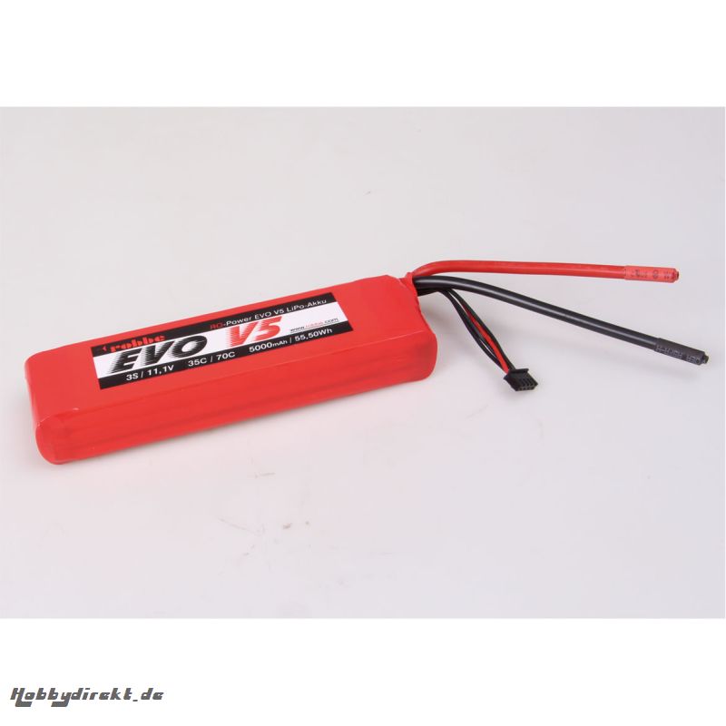 RO-POWER EVO V5 35(70)C 11,1 VOLT 3S 5000MAH LIPO AKKU Robbe 6571