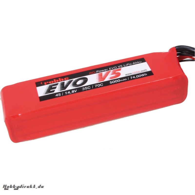 RO-POWER EVO V5 35(70)C 14,8 VOLT 4S 5000MAH LIPO AKKU Robbe 6572