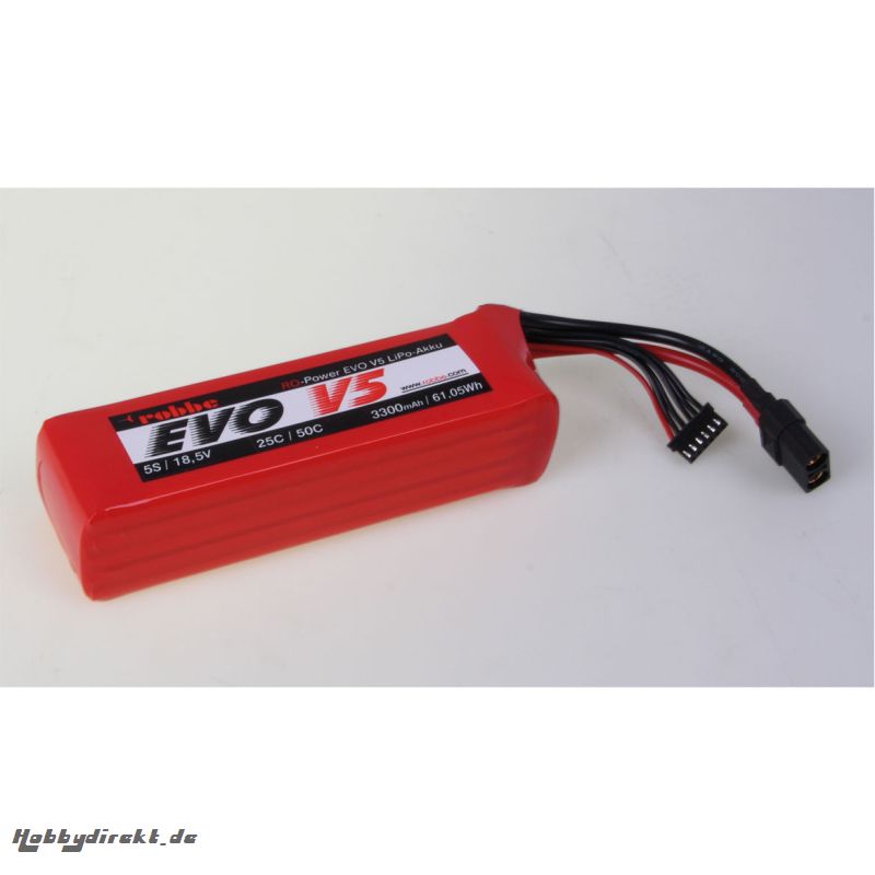 RO-POWER EVO V5 25(50)C 18,5 VOLT 5S 3300MAH LIPO AKKU Robbe 6574