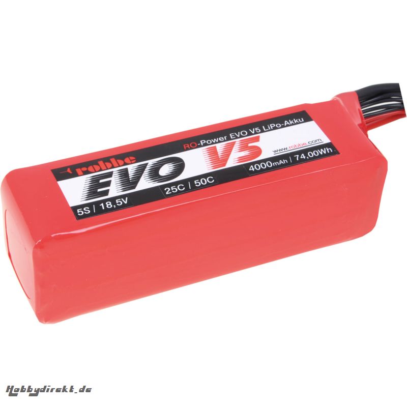 RO-POWER EVO V5 25(50)C 18,5 VOLT 5S 4000MAH LIPO AKKU Robbe 6575