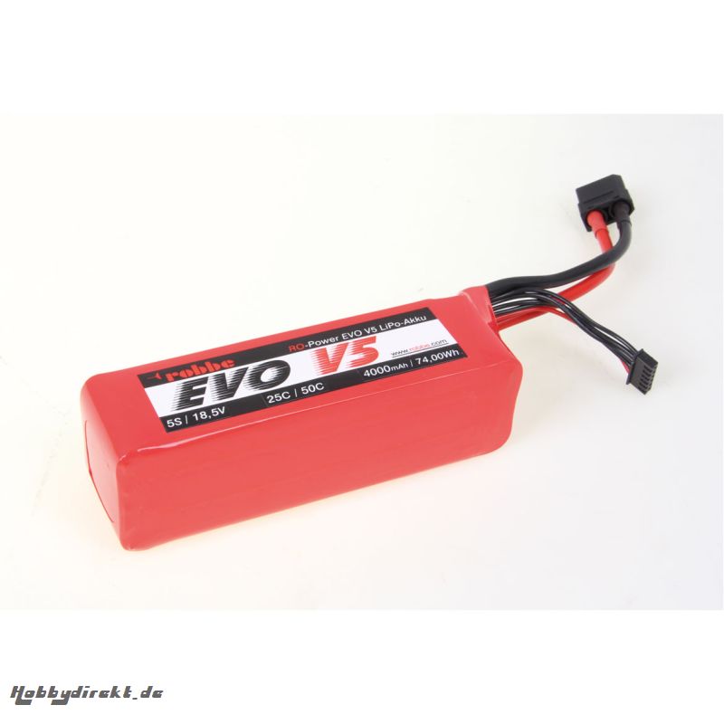 RO-POWER EVO V5 25(50)C 18,5 VOLT 5S 4000MAH LIPO AKKU Robbe 6575