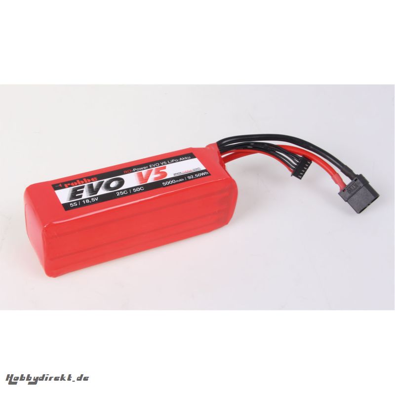 RO-POWER EVO V5 25(50)C 18,5 VOLT 5S 5000MAH LIPO AKKU Robbe 6576