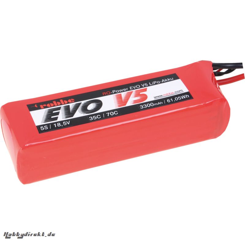 RO-POWER EVO V5 35(70)C 18,5 VOLT 5S 3300MAH LIPO AKKU Robbe 6577