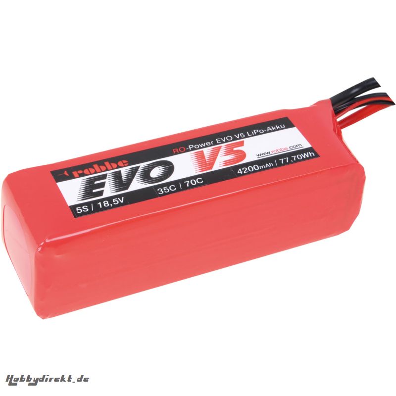 RO-POWER EVO V5 35(70)C 18,5 VOLT 5S 4200MAH LIPO AKKU Robbe 6578