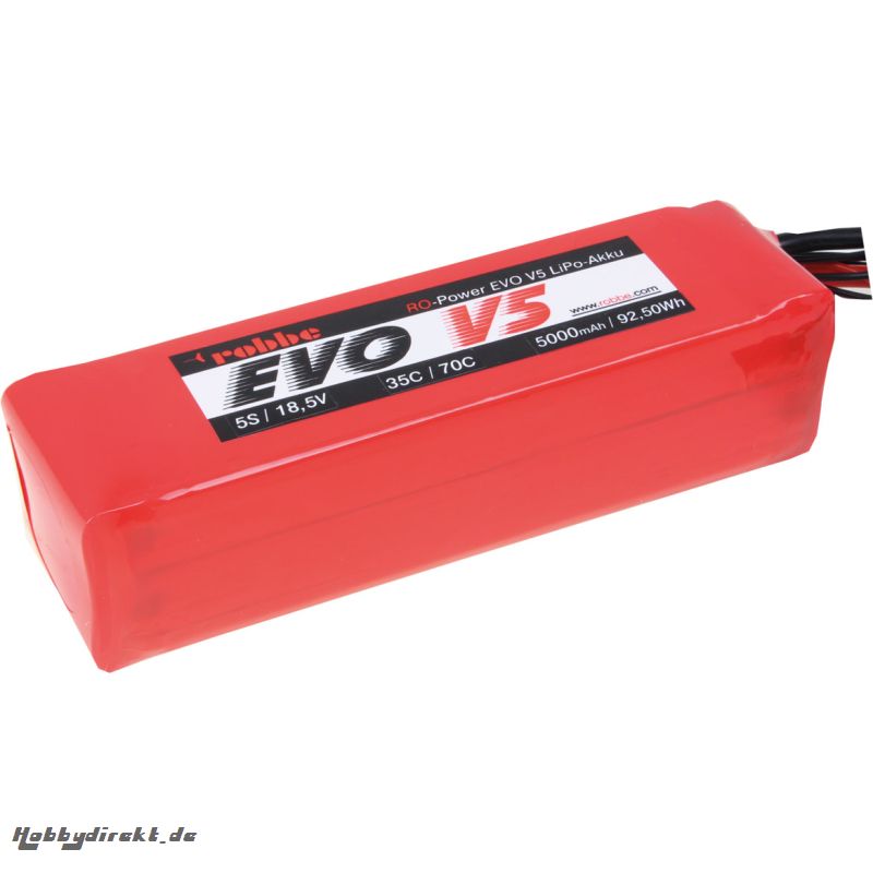 RO-POWER EVO V5 35(70)C 18,5 VOLT 5S 5000MAH LIPO AKKU Robbe 6579