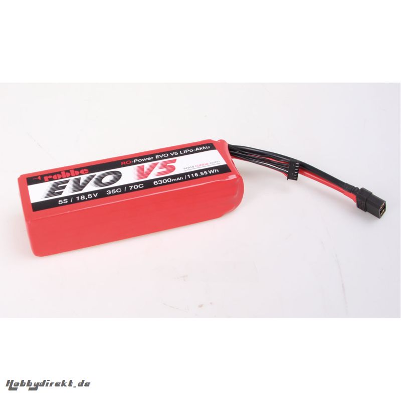 RO-POWER EVO V5 35(70)C 18,5 VOLT 5S 6300MAH LIPO AKKU Robbe 6580