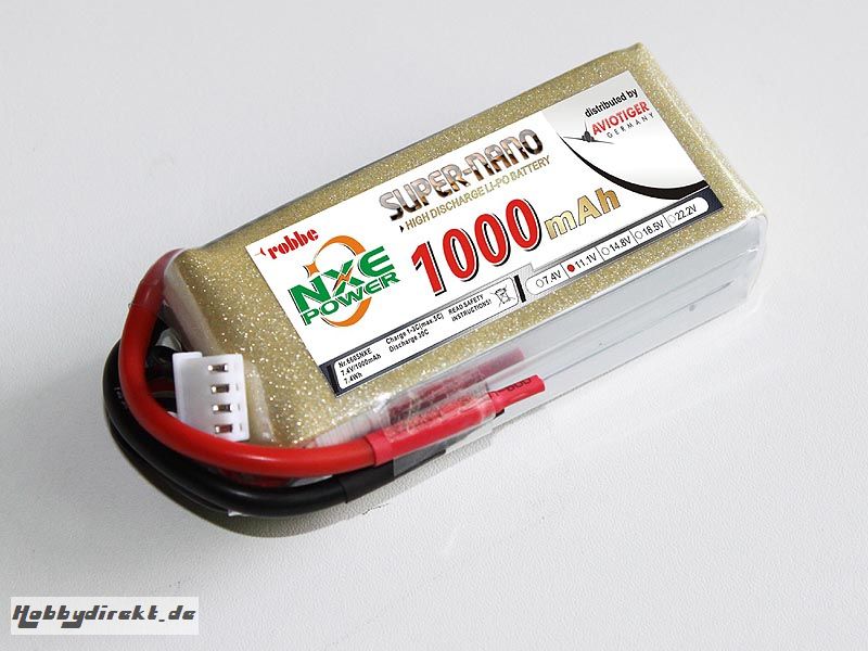 LiPo Akku robbe NXE-Power Evo 3S1000/30C Robbe 6605NXE