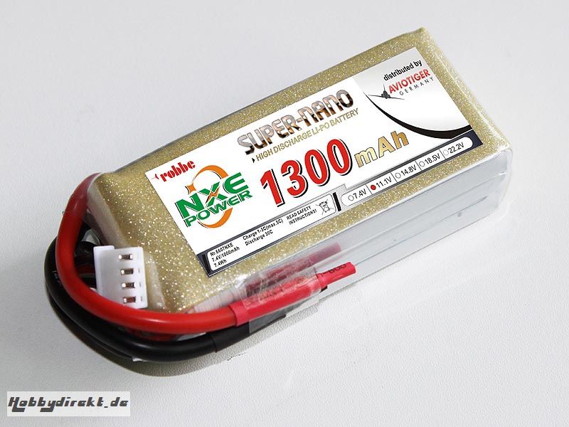 LiPo Akku robbe NXE-Power Evo 3S1300/30C Robbe 6607NXE