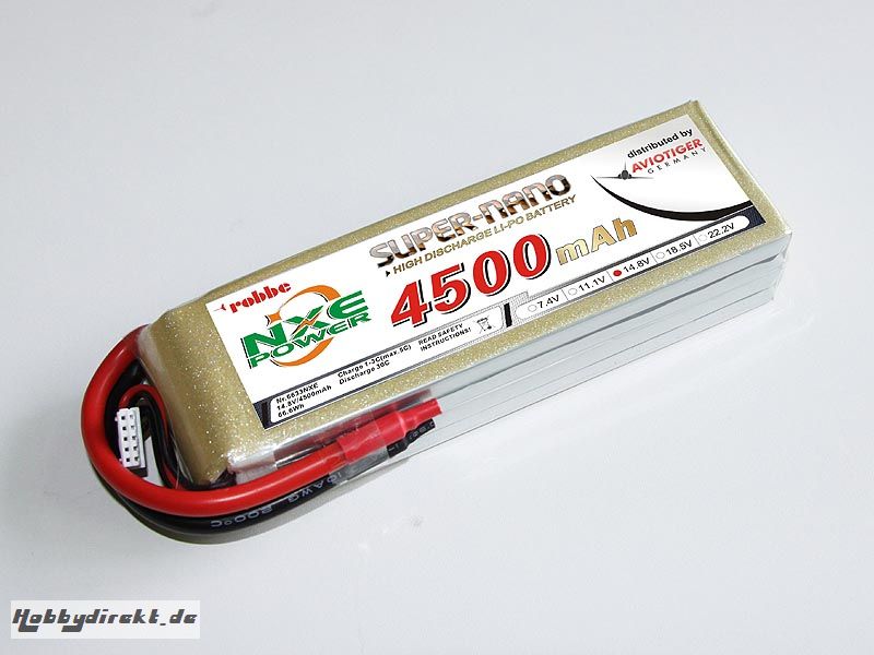 LiPo Akku robbe NXE-Power Evo 4S4500/30C Robbe 6633NXE