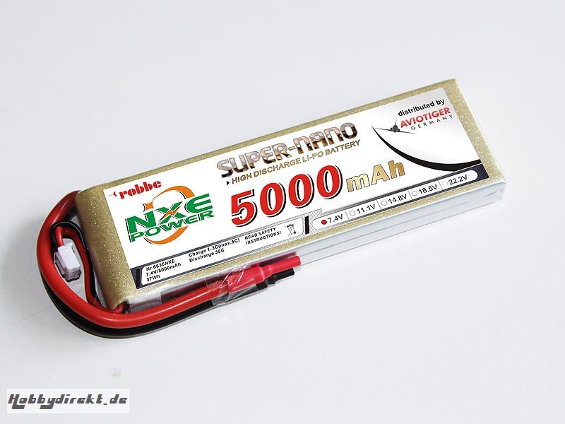 LiPo Akku robbe NXE-Power Evo 2S5000/35C Robbe 6636NXE