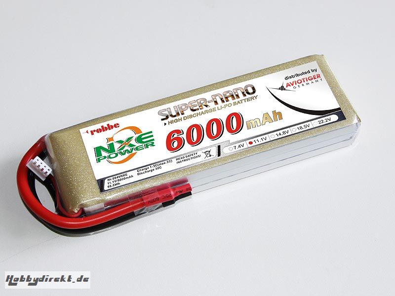 LiPo Akku robbe NXE-Power Evo 6S5000/35C Robbe 6640NXE