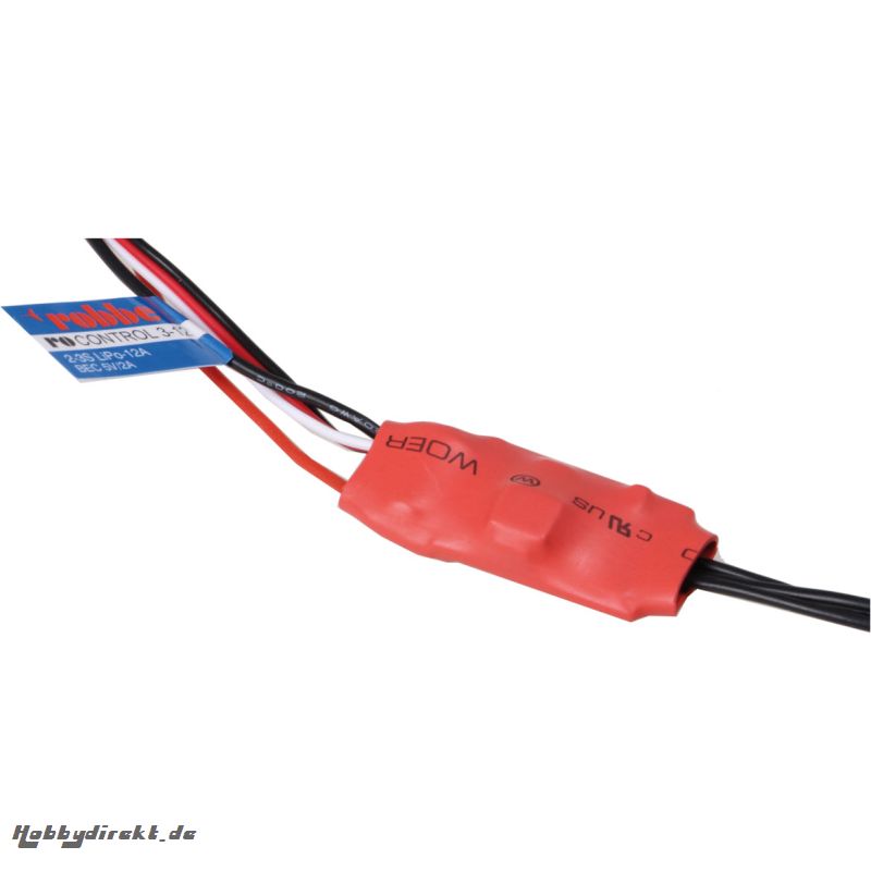 RO-CONTROL 3-12 2-3S -12(15)A BRUSHLESS REGLER 5V/2A BEC Robbe 8716