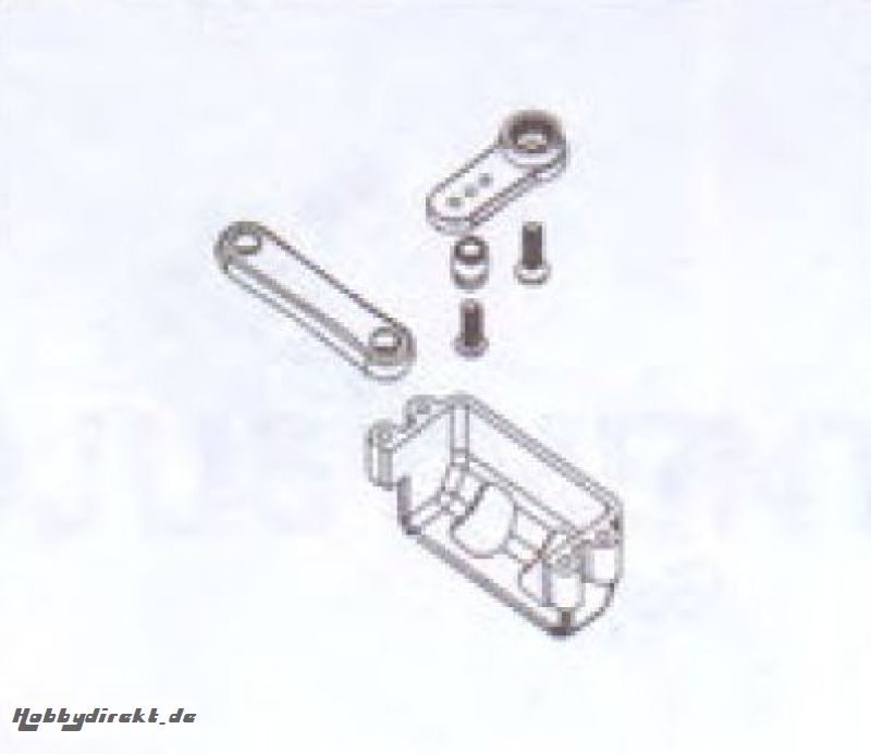 Servohalterung und -hebel Robbe BS810-062