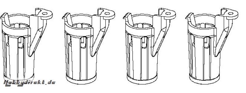 Motorhalter GV7 4 Stk. Nine Eagles NE253606