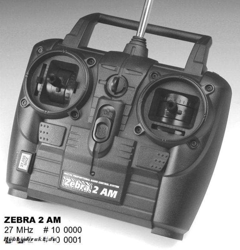 RC-Set ZEBRA 2K AM 40 MHz Hitec 100001