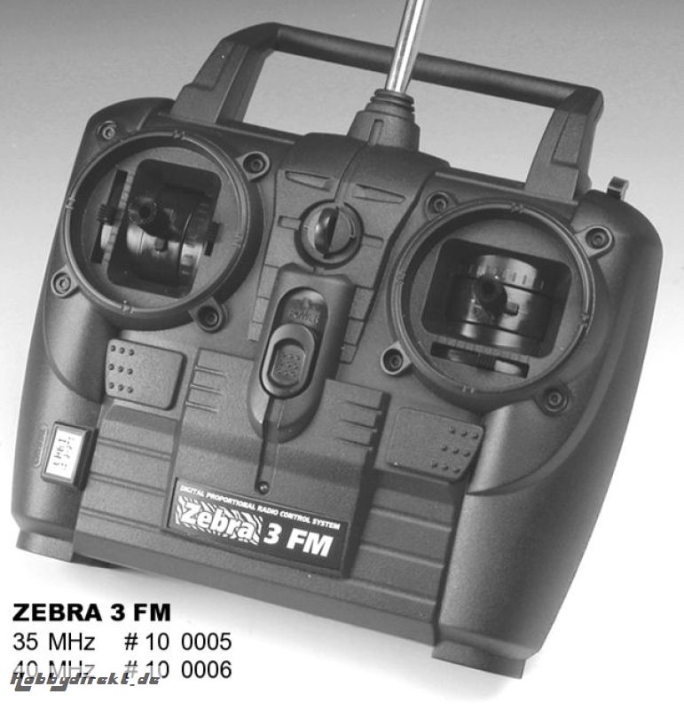 RC-Set ZEBRA 3 FM Aero 35 MHz Hitec 100005