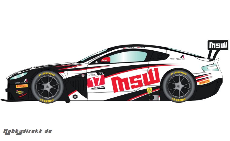 1:32 Aston Martin Vantage GT3 #17 MSW HD Carson 3844 500003844