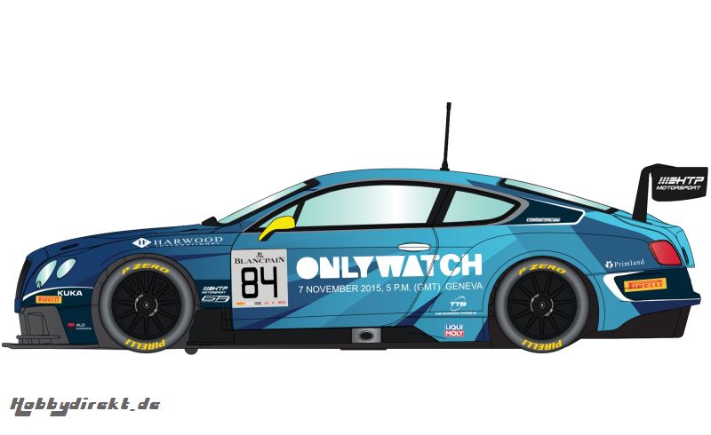 1:32 Bentley Continental GT3 #84 Blue HD Carson 3846 500003846