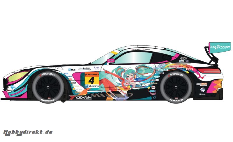 1:32 Mercedes AMG GT3 #4 Anime JSGT HD Carson 3852 500003852