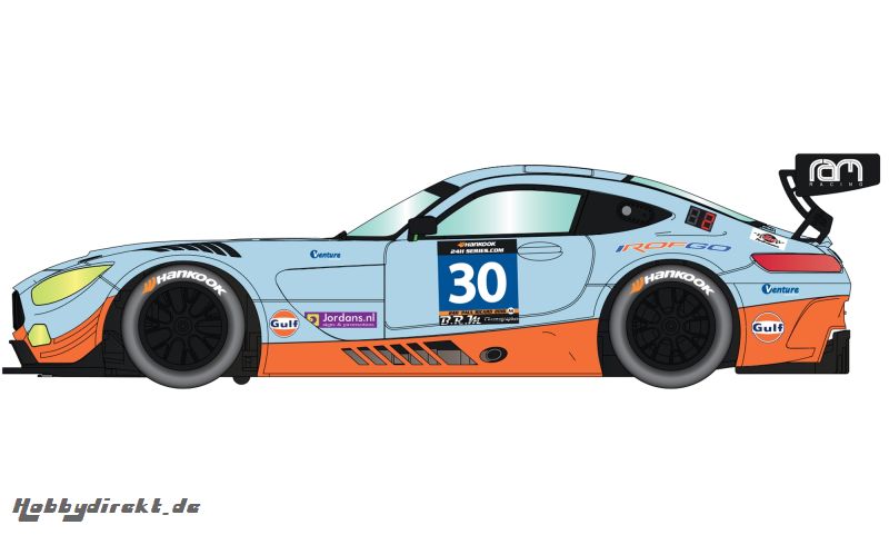 1:32 Mercedes AMG GT3 #30 Gulf HD Carson 3853 500003853