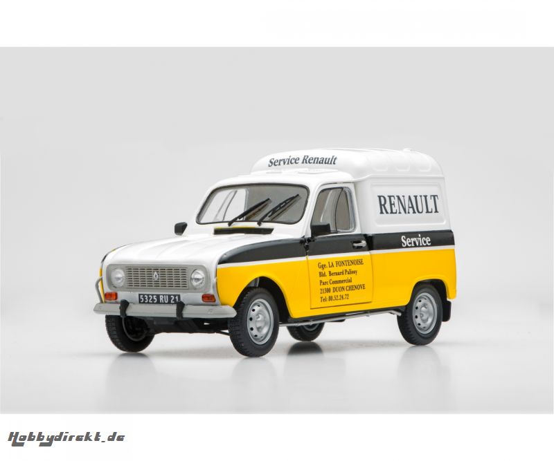 1:24 Renault 4 Fourgonnette Service Car Carson 25012 500025012