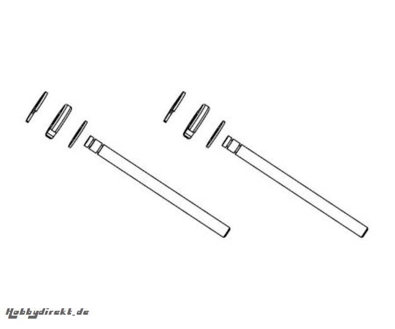 Dämpfer-Kolbenstangen-Set Carson 105177