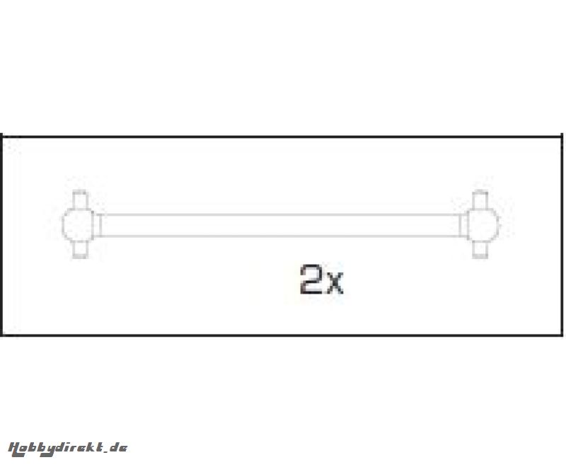 Mittelantriebswellen 2St. Carson 205548