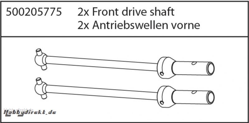 X8 Specter Antriebswellen, vorne Carson 205775 500205775