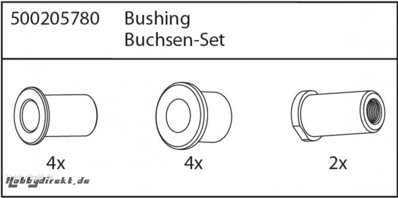 X8 Specter Buchsen-Set Carson 205780 500205780