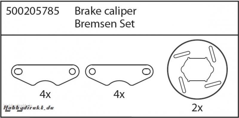 X8 Specter Bremsen-Set Carson 205785 500205785