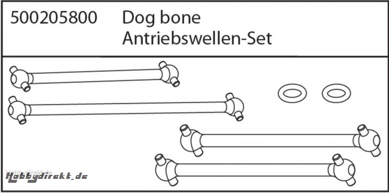 X8 Specter Antriebswellen (4) Carson 205800 500205800