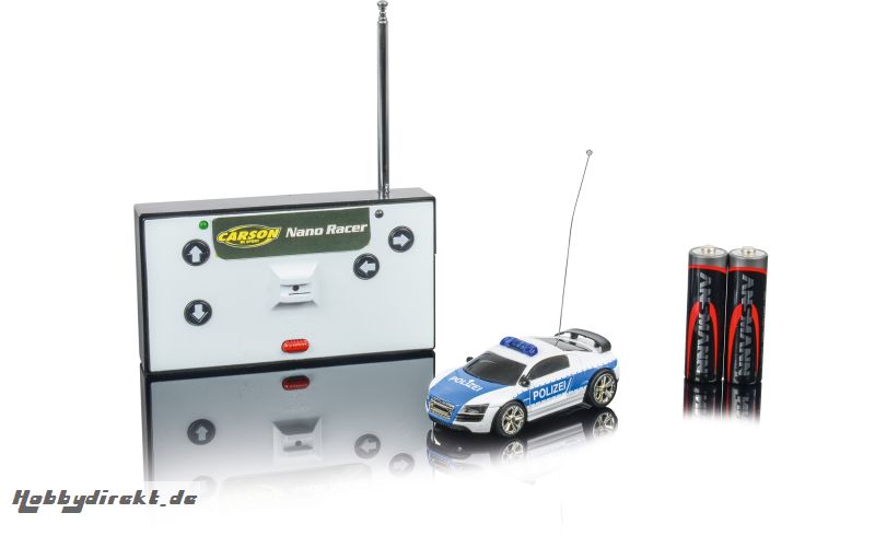 1:60 Nano Racer Polizei 40MHz 100% RTR Carson 404118 500404118