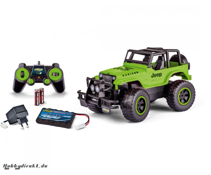 1:12 Jeep Wrangler 2.4G 100% RTR grün Carson 404147 500404147