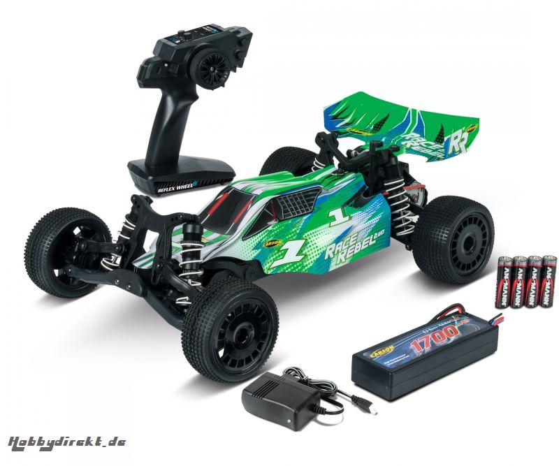 1:10 Race Rebel 2WD X10 2.4G 100% RTR Carson 404157 500404157