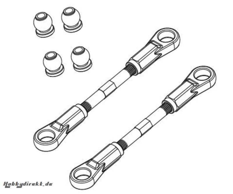 FY10 Lenkgestänge, 2 Stück Carson 405270 500405270