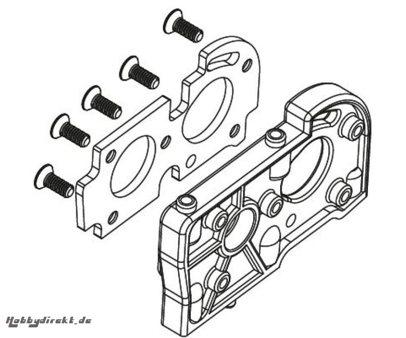 FY10 Motor- und Zahnradhalter Carson 405296 500405296