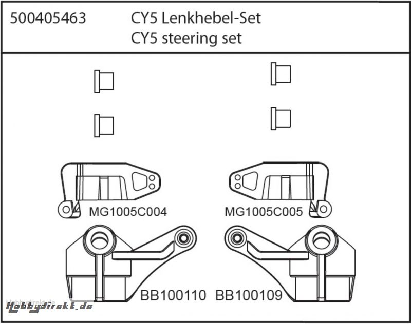 CY5 Lenkhebelset Carson 405463 500405463