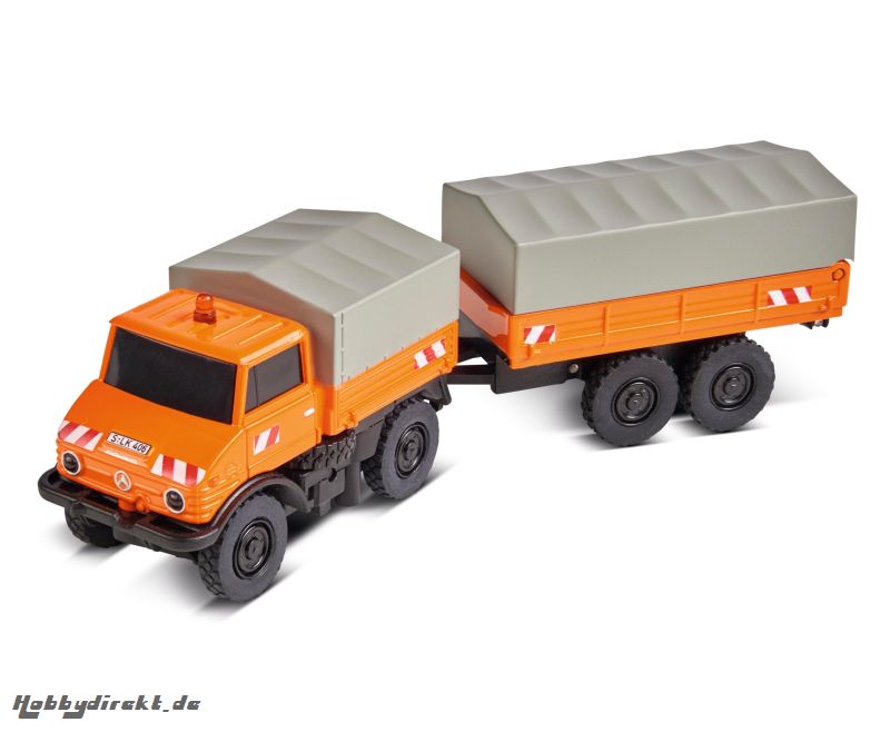 1:87 MB Unimog U406 m. Anhänger 100% RTR Carson 504140 500504140