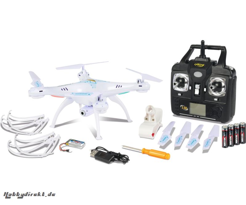 X4 Quadcopter 360 FPV, WIFI, 100% RTF Carson 507101 500507101