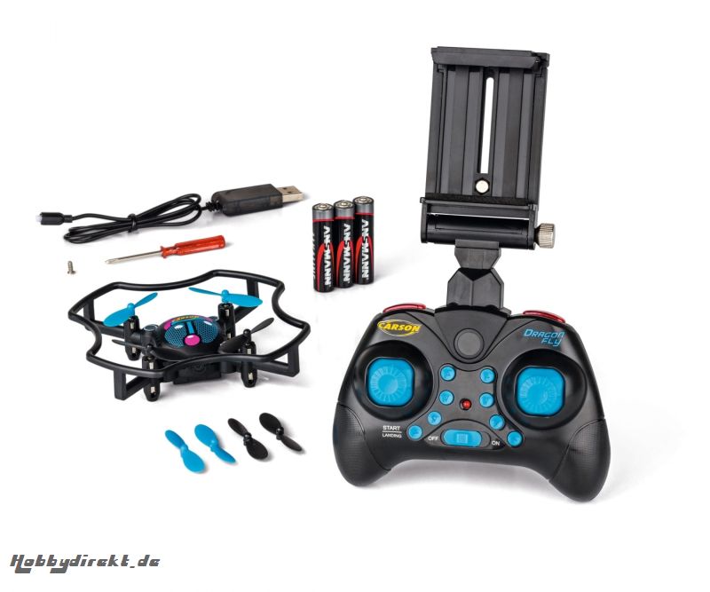 X4 Quadcopter Dragonfly FPV 2.4G 100%RTF Carson 507137 500507137