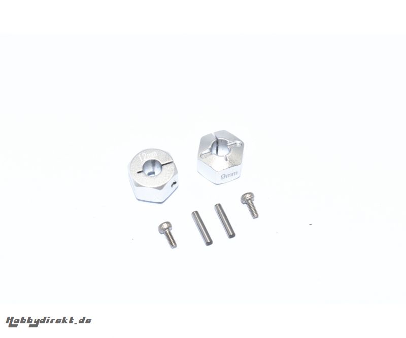 TT-02B 12mm Alu Radmitnehmer (2) 9mm Carson 530929 500530929