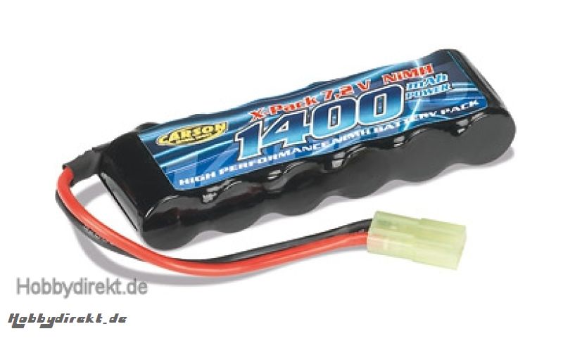 Akku 7,2V / 1400 mAh 2 /3 AA Mini Tamiya Carson 608103 500608103