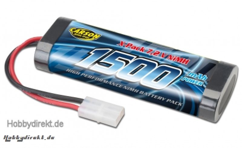 Akku Racing Pack 7,2V/1500mAh NiMH Carson 608132 500608132