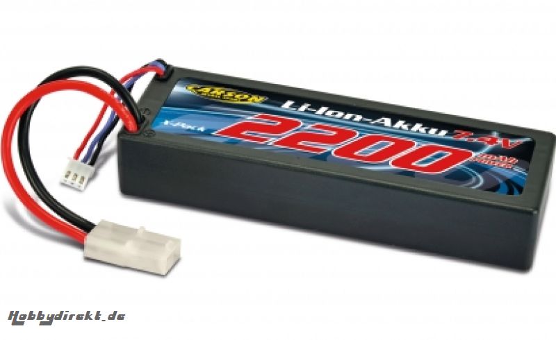 Li-Ion Akku 7,4V/ 2200mAh Carson 608152 500608152