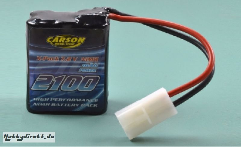 Akku Pack CV-10 Autom. 7,2V/2100mAh NiMh Carson 608171 500608171